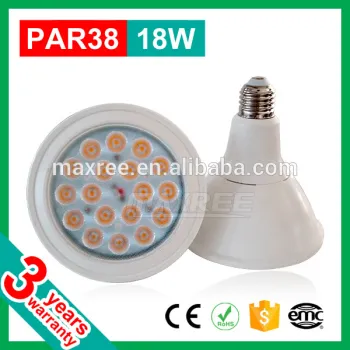 Low price 3 year warranty 18w p38 led spotlight wholesale from led light factory