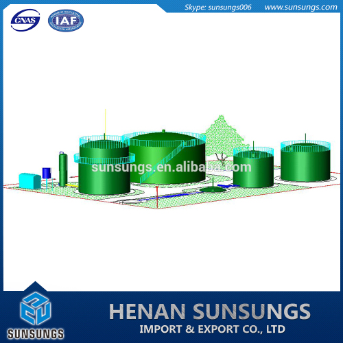 High biogas production technology biogas equipment/biogas machine