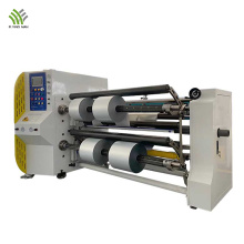 Double shaft center surface roll slitting rewinding machine