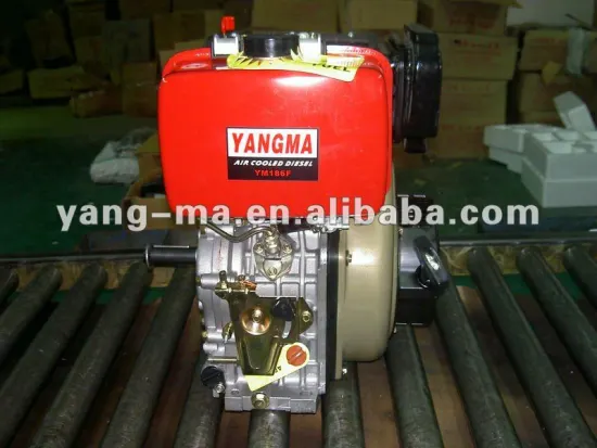 ,air cooled 10hp small single cylinder 4 stroke YM186F Model diesel engine 10hp