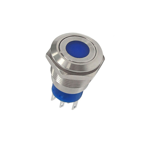 19 mm rostfritt platt anti vandal switch