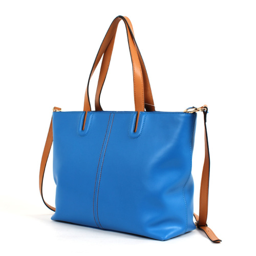 2014 Newest Designer Plain & Generous Ladies Real Leather Handbag