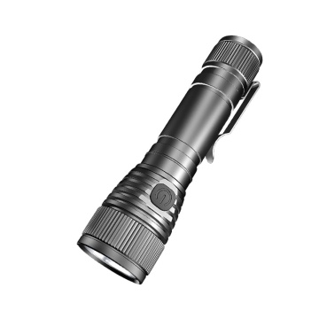 WARSUN DM007 6063 Aluminum Portable Flashlight: 10,000 Lumen, IPX5 Waterproof, Convex Mirror, Zoom Function, Removable Battery & TYPE-C Charging