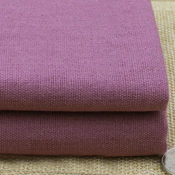 100cm*140cm Rubber red cushion table cloth textile natural linen cotton fabric meter