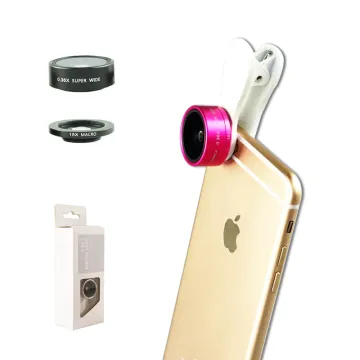 Funipica 2 in 1 0.36x Super Wide Angle & 15x Macro Camera Lenses F-515 for Smartphone