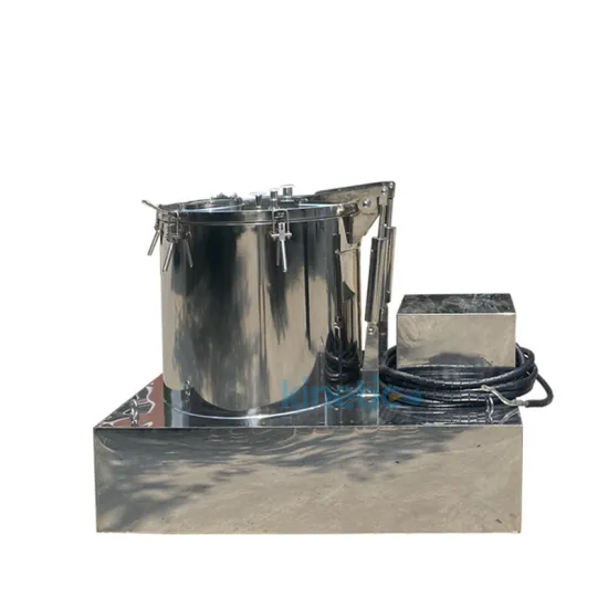 Stainless Steel Jacketed Cooling Hemp Oil Extraction Centrifuge Machine