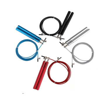 Professional Speed Jump Rope with Swivel Ball Bearings, Adjustable Steel-Coated Rope, and Aluminum Handles for Fitness Training and Boxing