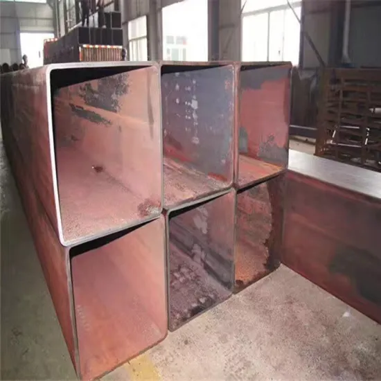 S235JR ERW Welded Black Steel Hollow Pipe