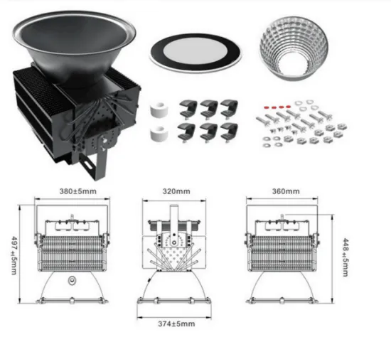 IP65 waterproof outdoor led flood light 400w