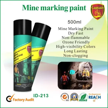 Non Flammable Marking Paints , Metallic / Gold / Chrome / Mine