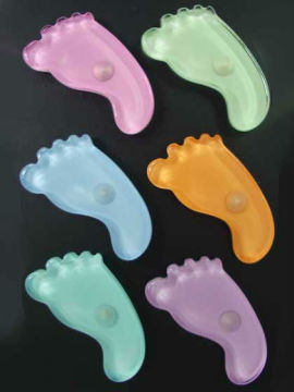 multicolored Foot shape decorative permanent magnet