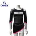 Aangepaste stijlvolle meisjes jeugdontwerp cheerleading outfits cheerleading uniformen