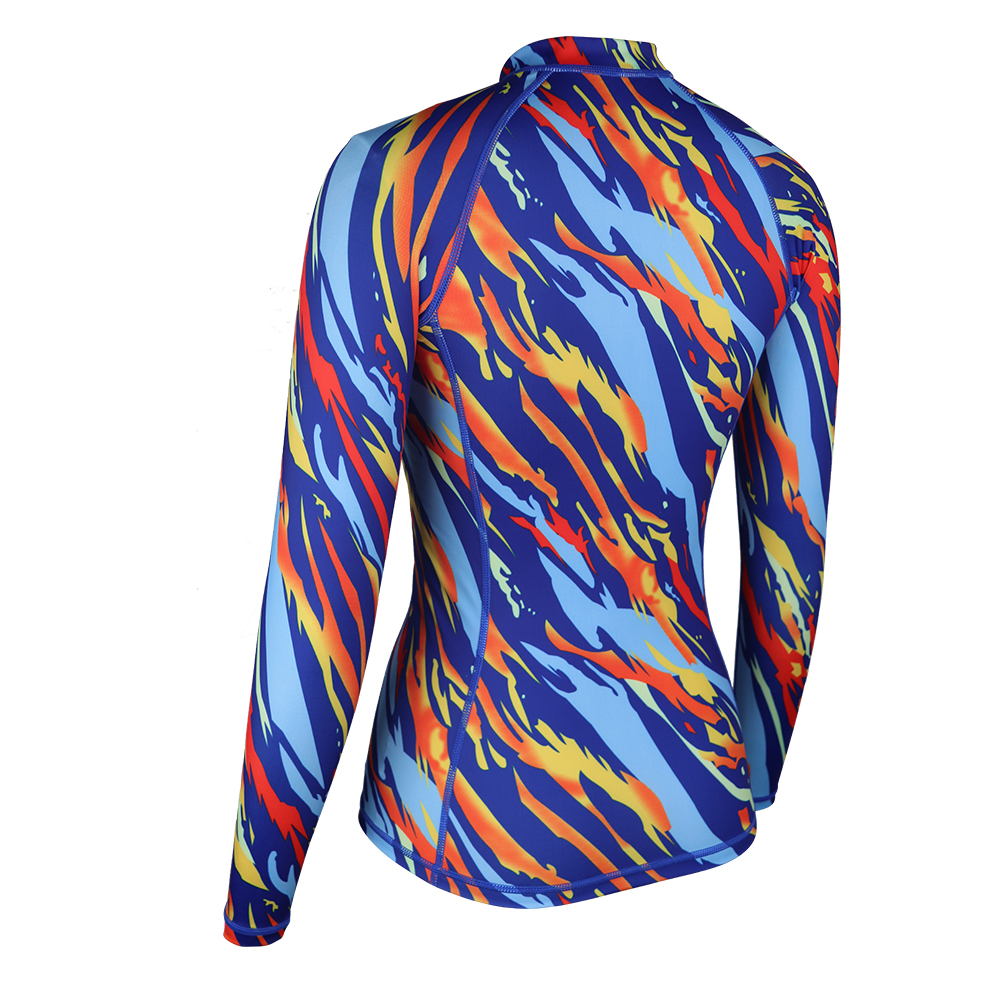 Seaskin Ladies Front Zip Surf Rash Guards