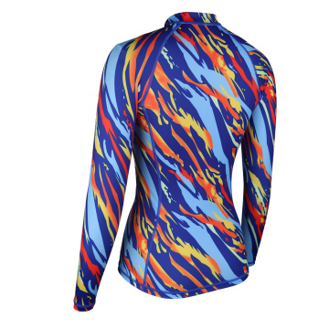 Seaskin Patterned Streamline Ladies Rash Guards