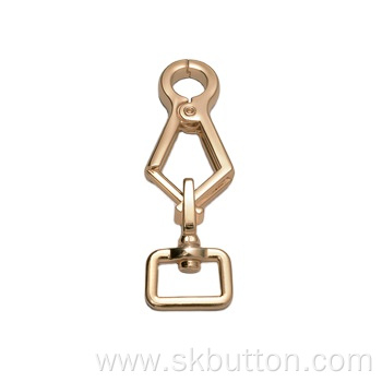 Luxury snap hook hand bag buckle