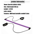 Bodybuilding Gym Rubber Tube Elastic Bands Yoga Pilates Bar Kit With Resistance Band