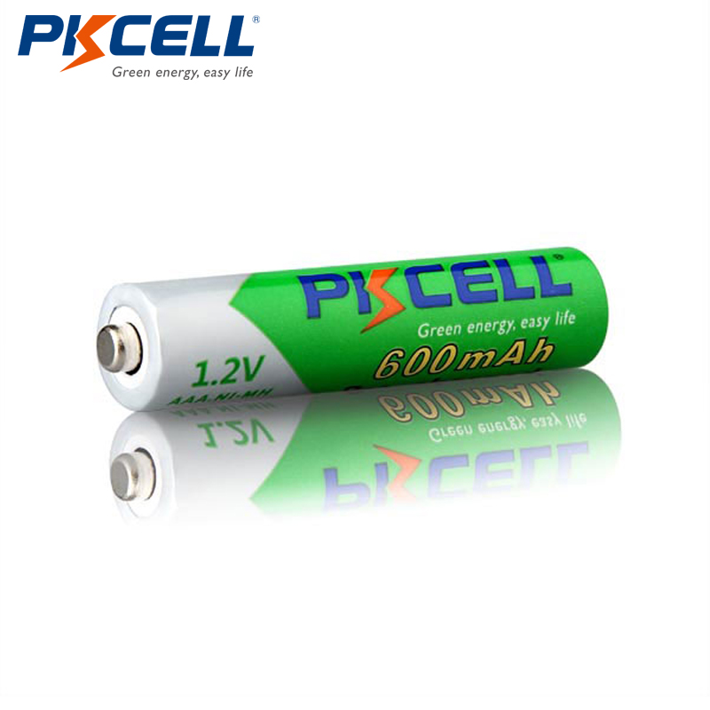 8Pcs*PKCELL AAA Pre-charged Battery 1.2V NIMH 600mAh Low Self-discharged Ni-MH aaa Rechargeable Batteries With Cycles 1200times