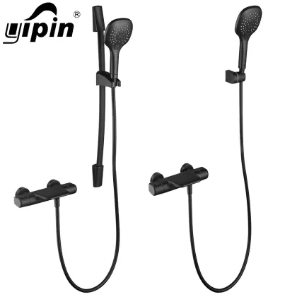 Hot Sale Thermostatic Wall Mount Bathtub and Bathroom Bathing Shower Set