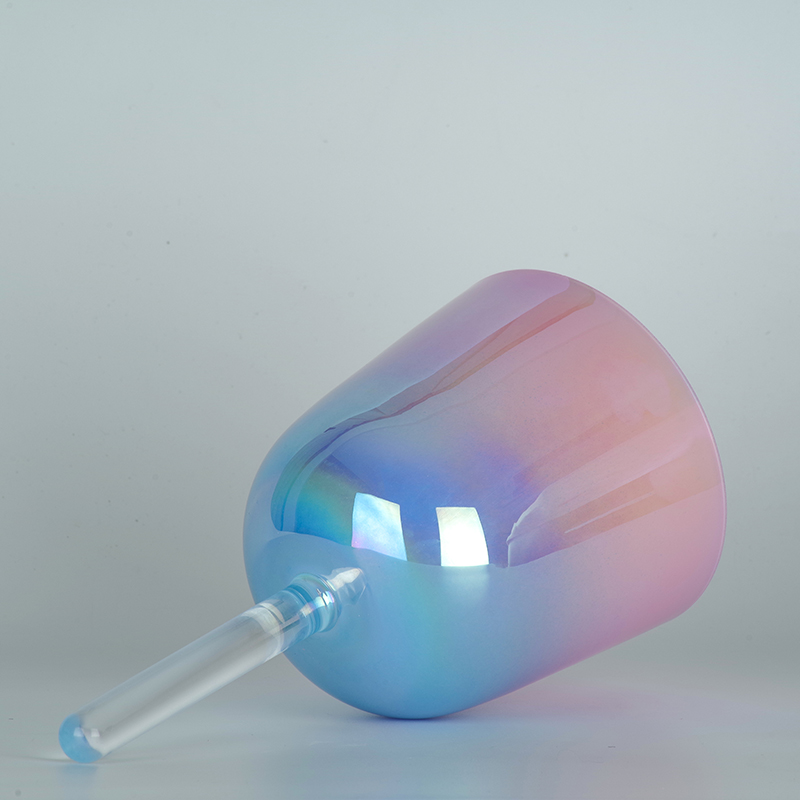 Blue-Pink Gradient Handheld Crystal Singing Bowl