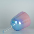 Blue Pink Gradient Handheld Crystal Singing Bowl