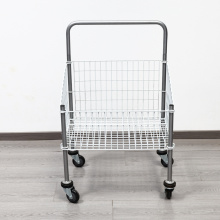 Collapsible Metal Utility Cart Special Four-Wheeled Folding Metal Push Cart Factory