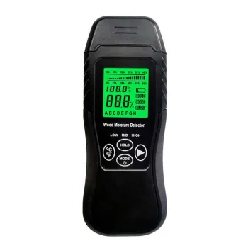 3-in-1 Wood Density Tester with LCD Display Screen - Wood/Moisture/Temperature Meter