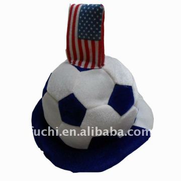 Holiday Football Cap With USA Flag Design