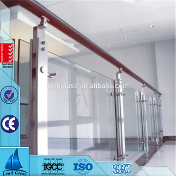 Customized Clear Tempered Laminated Frameless Balcony Glass