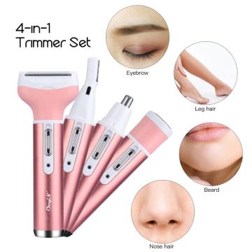 4 in 1 Epilator Female Eyebrow Trimmer Epilator Shaver For Hair Removal Epilator Face depilador Female Bikini Depilatory