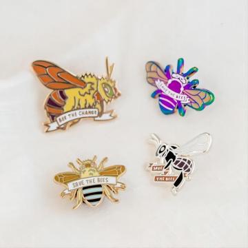 Women's Custom High Quality Gold and Silver Jewelry Metal Rhinestone Pin Brooch