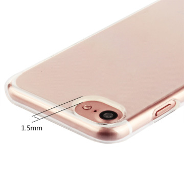 High Quality and Best Price Hot Sale Normal TPU Phone Case Packaging Big Camera Hole Case Phone for IPhone 7