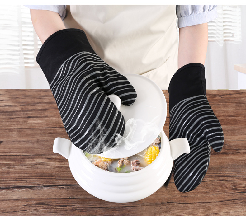 Heat Proof Cotton Bbq Gloves 3 Jpg