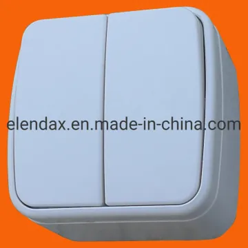 2-канальный 1-позиционный настенный выключатель освещения (S6002)