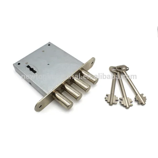 lever door lock body with key hole for Russian and Middle Asian market