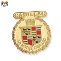 ตราสัญลักษณ์ Metal Round Gold Badge