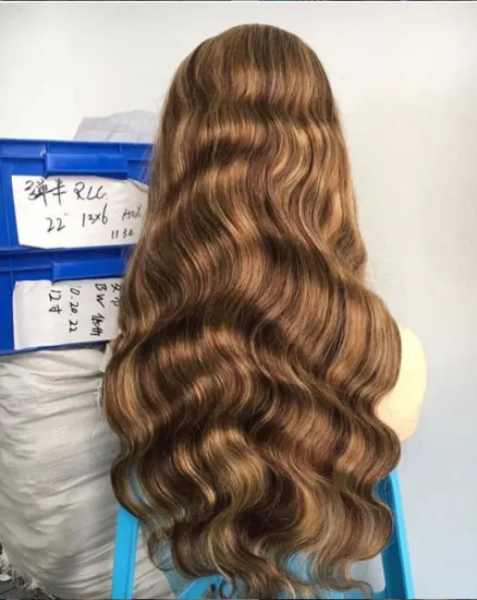 Bas prix Perruque body wave sans colle vrai Remy humaine chevuex bresilien haute qualite pour noir femme perruque dentelle