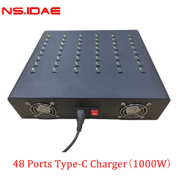 Bandari 48 Type-C PD/QC Charger ya haraka 1000W