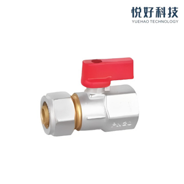 Valvola a sfera in ottone ad alte prestazioni filettata da 16 bar