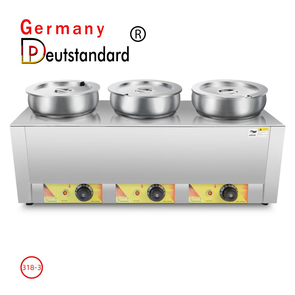 Saucewärmer Bain Marie 3 Panzer