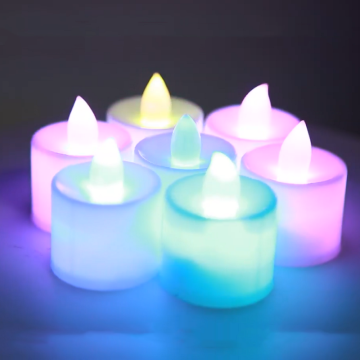 PP materail Led candle for holiday celebrating