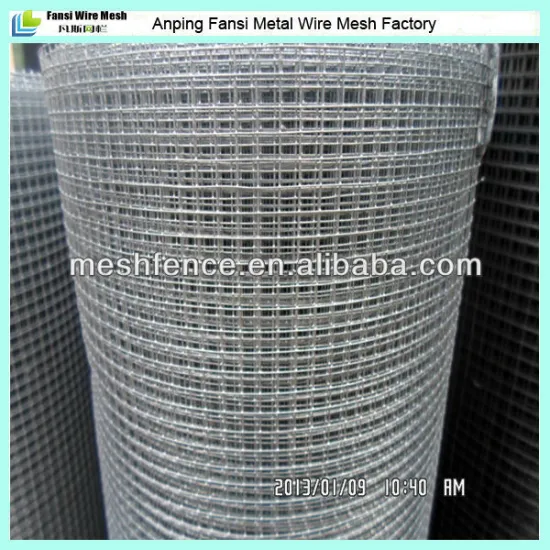 Electro galvanized building welded wire mesh