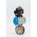 Pneumatic insulated ball valve