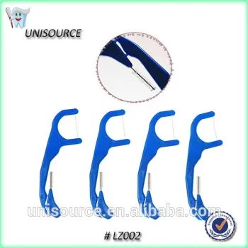 Tooth floss pick and interdental brush