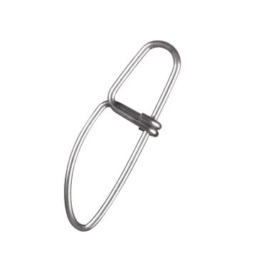 200 pz Pesca Barrel Girevole snap di sicurezza 00 # Assicurazione Snap 11mm Attrezzatura Da Pesca girevoli snaps Test 6 kg 13 lb
