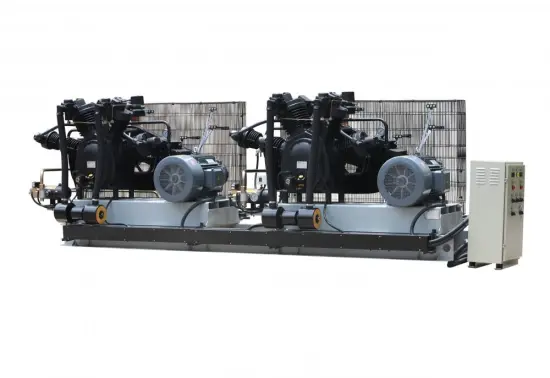 Double Engine Compression PET Bottling Air Compressor