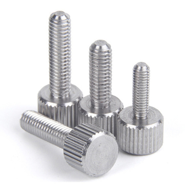 Factory Direct 304 Stainless Steel Knurled Thumb Screw Cylinder Head