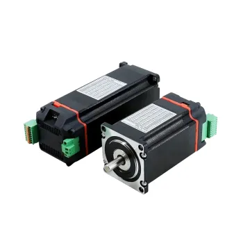 Integrated Nema 23 Stepper Motor with Encoder and 1.2Nm-3Nm Hybrid Servo Motor Driver - 57mm Design