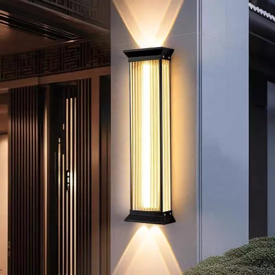 Modern Retro Outdoor LED Wall Lamps for Up and Down Lighting
