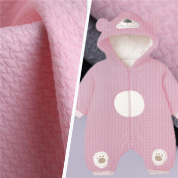 Soft Knitted Jacquard Air Layer Baby Cloth Fabrics