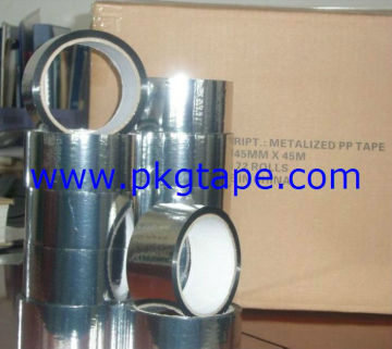 Metalized OPP Tape, metalized packing tape, cheaper metal opp tape